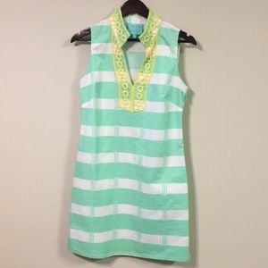 Sail to Sable Striped Shift Tunic Dress, Size S